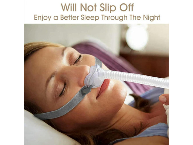 N13R HOT 1PCS Replacement Headgear for P10 Nasal Pillow CPAP Mask Straps with 2 Adjustment Clips