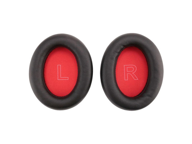 Replacement Ear Cushion Foam Cover Ear Pads Soft Cushion for Life Q10 / Q10 Bluetooth Headphones (Red)