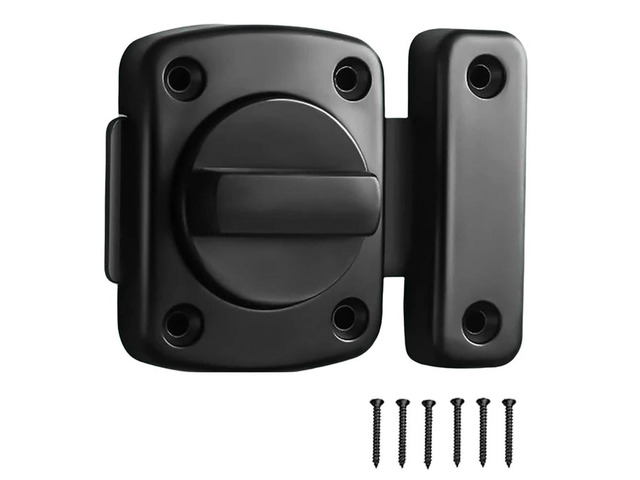 Rotary Door Latch, 180 Degree Switch Bedroom Interior Door Latch, Knob French Sliding Door Latch Interior Door Lock