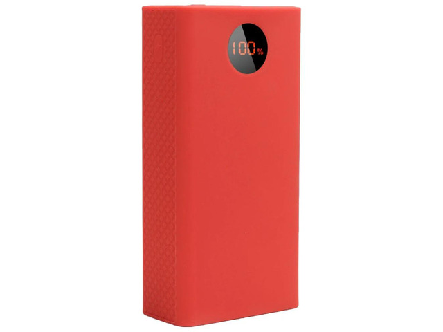 Portable Power Bank Protective Case 40000Mah Power Bank Silicone Case for Pea40 (Red)