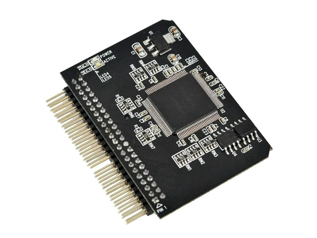 2.5 Inch SD Card to IDE Adapter, SDHC/SDXC Memory Card Converter to Laptop HDD 44 Pin Male Port HDD Riser Card