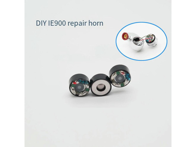 2Pcs 8Mm Loudspeakers For IE900 Earphone Repair Speaker Unit Copper Ring Bass Horn Earphone DIY Parts Driver