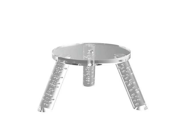 1 PCS Desktop Bracket Stand Holder Sound Speaker Sturdy Metal Rack Speaker Accessories For Sonos Era 100 Transparent