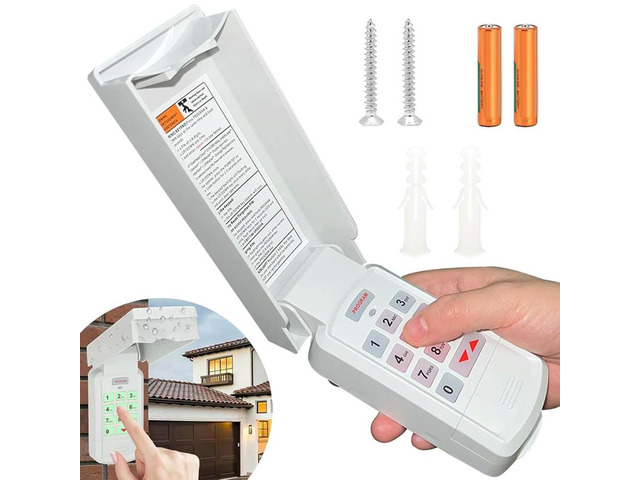 22 In1 Garage Door Opener Wireless Keypad, Compatible With All Genie/Overhead/licode/DIP Switch Garage Door Openers