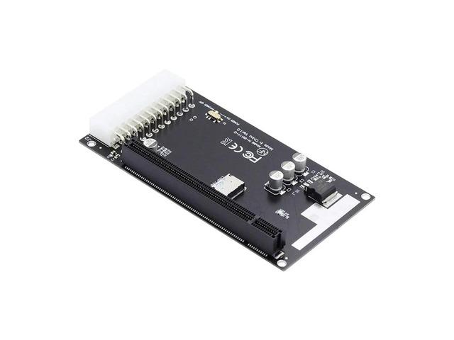 4X Oculink SFF-8612 SFF-8611 to PCIE PCI-Express 16X Adapter with ATX 24Pin Power Port for Mainboard Graphics Card