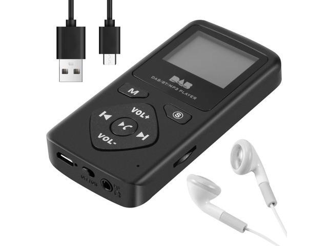 / Digital Radio Bluetooth 4.0 Personal Pocket FM Mini Portable Radio Earphone MP3 Micro-USB for Home