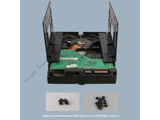 High Capacity Drive Mounting Support 2.5inch 3.5inch SSD HDD Heat Dissipation Slot Assembly Mounting Expansion Bracket
