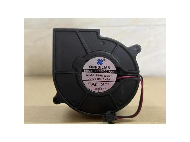 Cooler Fan for RBH7530B1 12V 0.45A 7530 7cm Double Ball High Airflow Turbofan Fan 75*75*30mm