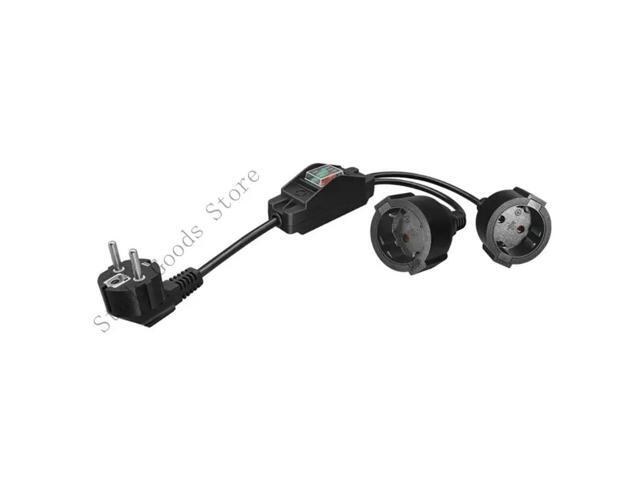 Industrial Power Adapter Cable with Switching Double 4.8mm Female to 4.8mm Male Protective Contact Extension Cord For