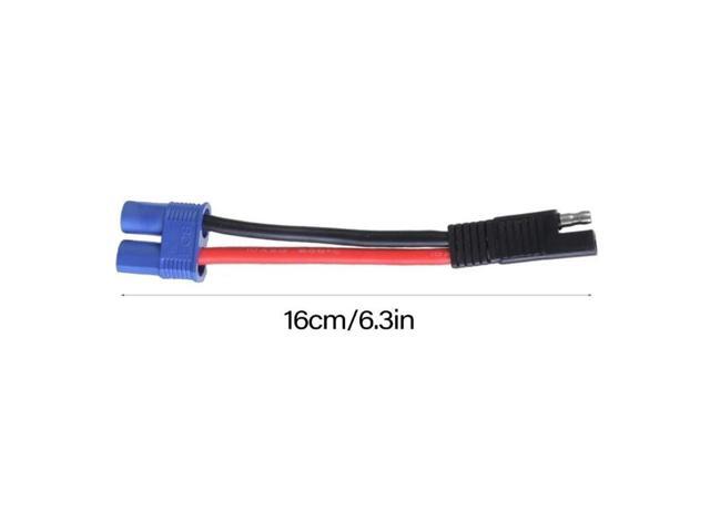 1 Set EC8 to SAE Adapter Cable 10AWG Silicone Wire Line For Car Motor