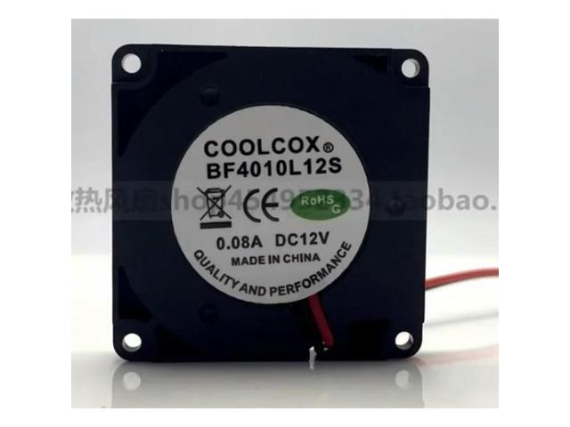 Cooling Fan For COOLCOX BF4010L12S Turbo Wind Cooler Fan 12V 0.08A 4010 4cm 40*40*10MM