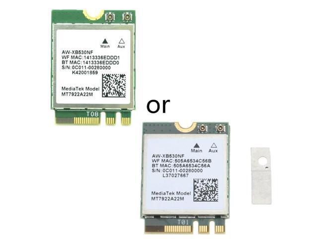 Wi-Fi 6E MT7922 (RZ616) AW-XB530NF Wireless LAN- Card 802.11AX WiFi BT5.2 Adapter 2400M NGFF-M2Card 2.4G/5G/6G