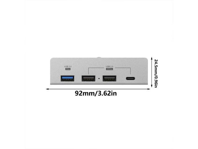 USB Type C Hub With 3 USB Port and a Type C Fastener Features 10Gbps Speed