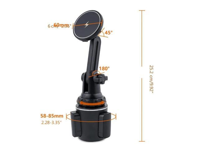 for MagSafe Car Mount Charger,Cup Holder Phone Mount for Car 15WWireless Car Charger for IOS Phone 12/13/14