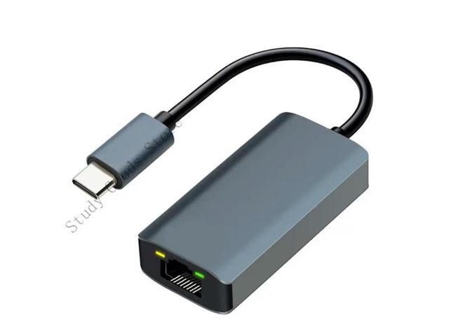 Multiple Platform 5Gbps Wireds Networking Adapter USB C to RJ45 Supports Multiple Systems