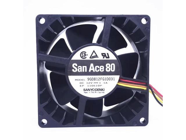 Cooler Fan for Sanyo SanAce80 8038 9G0812FG1D031 12V 1.1A 8cm cooling Fan 80*80*38mm