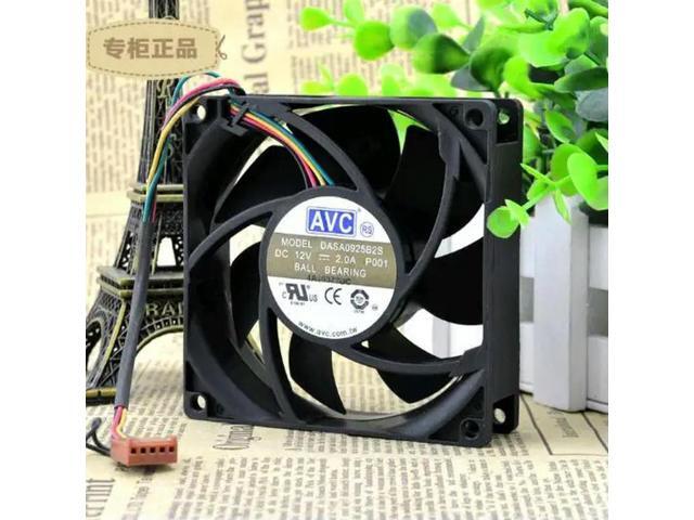 DASA0925B2S 12V 2.0A 9CM 90*90*25 AVC 4 wire PWM temperature control fan