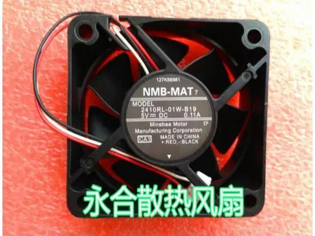 2410RL-01W-B19 5V 0.11A 6025 6cm 3 line copier silent fan