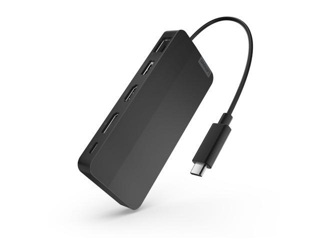 Lenovo USB-C Dual Display Travel Dock with Adapter