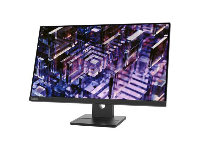 Lenovo - ThinkVision 23.8" IPS LED QHD (2560x1440) 100Hz Monitor (HDMI, DP) w/Speakers - Black - image 4