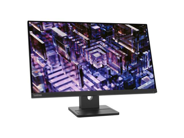 Lenovo - ThinkVision 23.8" IPS LED QHD (2560x1440) 100Hz Monitor (HDMI, DP) w/Speakers - Black - image 3