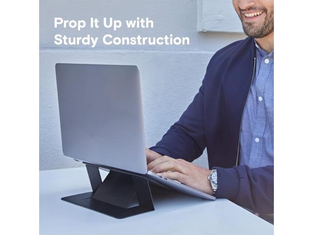 MOFT Laptop Stand for Desk, Adhesive Laptop Stand with 2 Adjustable Viewing Angles, Foldable and Portable Computer Stand Compatible with MacBook...
