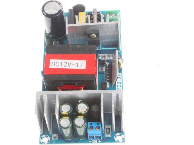 NOYITO AC to DC Isolated Power Supply Module AC 120V 110V - 245V to DC 12V 17A 204W Peak 12V 20A 240W Max Power Module with Overvoltage Overload...