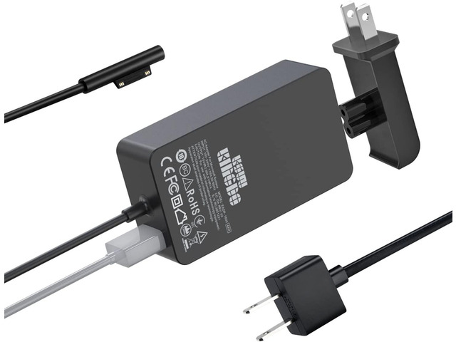 Surface Pro Charger Surface Pro 4 6 Charger, KSW KINGDO 44W 15V 2.58A Power Supp