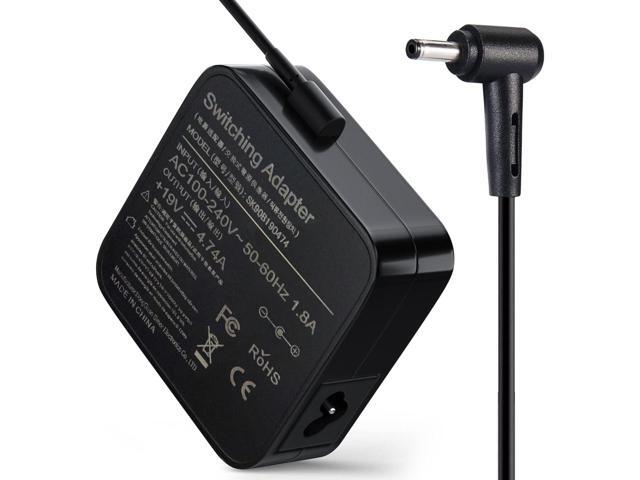 New 19V 4.74A 90W AC Power Charger Replace for ASUS Q524 Q524U Q534 Q534U Q524UQ Q534UX Q524UQ-BBI7T1 Q524UQ-BBI7T15 2-in-1 15.6' Touch-Screen Laptop