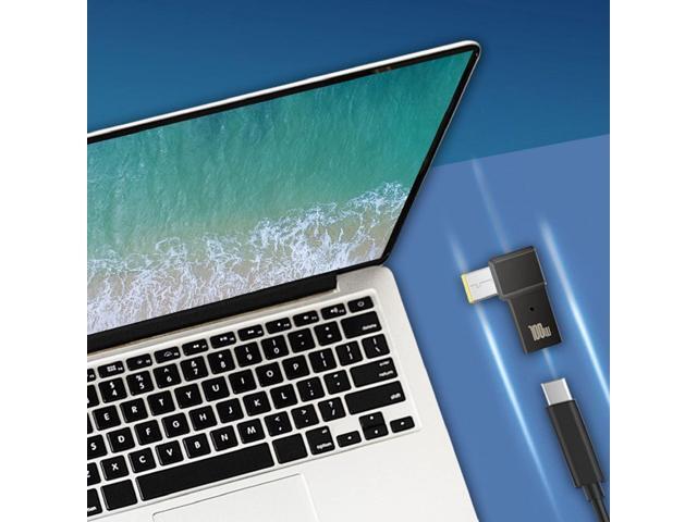 Tpenod USB-C Female Input to Slim Tip Rectangle Power PD Charge Converter for Thinkpad Series E440 E450 E550 E560 T430 T440 T440S X250 L460,for...