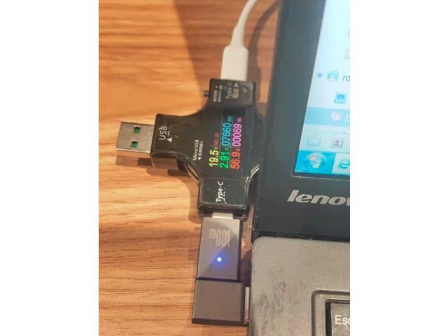 Tpenod USB-C Female Input to Slim Tip Rectangle Power PD Charge Converter for Thinkpad Series E440 E450 E550 E560 T430 T440 T440S X250 L460,for...