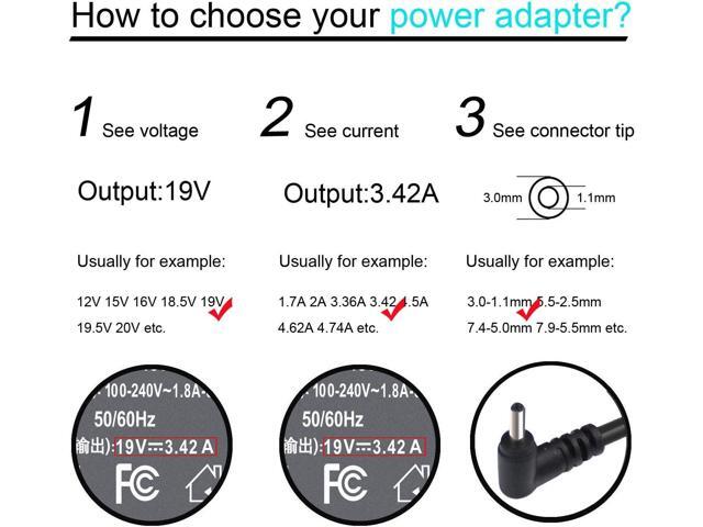 65W 45W Charger for Acer Aspire 1 3 5 Series A315-23 A315-24P A315-24PT A315-58 A315-59 A515-44 A515-45 A515-46 A515-54 A515-55 A515-56 A115-32...