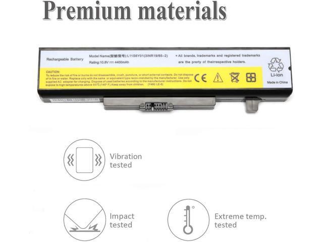 VUOHOEG Z380 Z480 Z580 Z585 G480 G580 Laptop Battery Replacement for Lenovo IdeaPad Y480 Y580 Series Compatible P/NL11S6Y01 L11L6Y01 45N1043(10.8V...