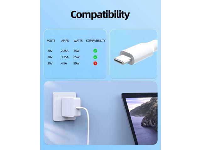 Type C 65W AC Charger Fit for Samsung Galaxy Book 2 360 NP730QED,Galaxy Book 2 Pro NP950XED NP930XED,Galaxy Book 2 Pro 360 NP930QED NP950QED,Galaxy...