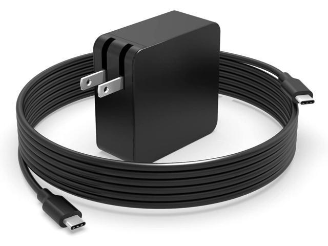 Charger Fit for Samsung Laptop Charger, USB C Charger 65W for Galaxy Book Pro 360, Chromebook 4 4+, Notebook 9 Pen Pro NP950QDB NP930XDB NP935QDC...