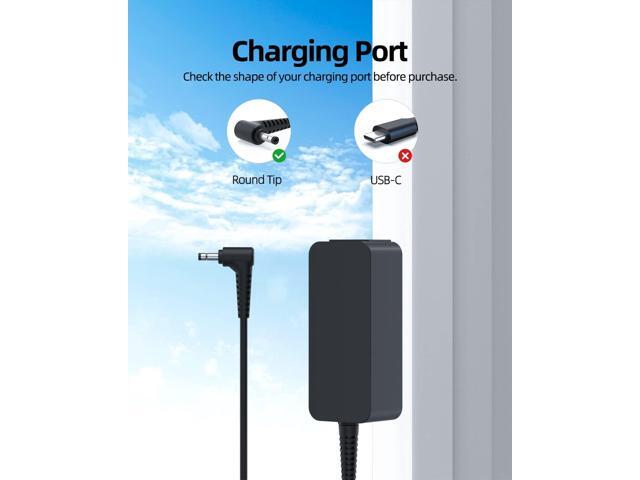 45W AC Charger Fit for Lenovo Ideapad Slim 1 1-14 1-15 1-11 1-14AST-05 1-11AST-05 1-14IGL7 1-15IJL7 1-14IGL05 1-14ADA05 1-14IJL7 1-11IGL05...