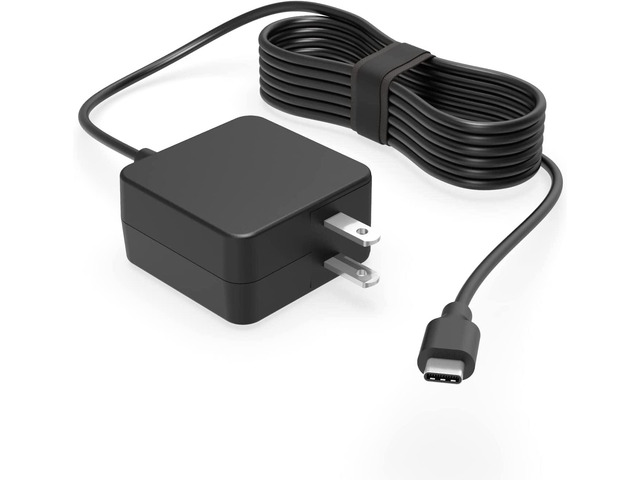 45W USB Type C AC Charger Fit for Asus Chromebook Flip C434TA C434T C434 C433TA C433T C433 C436FA C436F C436 C214MA C214M C214 Adapter Power Supply...