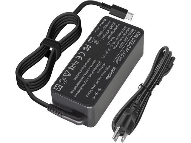 45W USB-C Replacement Charger 918337-001 for HP Chromebook 14 X360 Series,for Lenovo Chromebook 2nd Gen AST MTK s330 4X20E75131 4x20m26268ThinkPad...