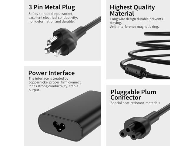 130W Laptop Charger 4.5mm fit for Dell XPS 15 7590 9530 9550 9560 9570 7347 7348 7459 Precision M3800 M2800 5510 5520 5530 5540 HA130PM130...