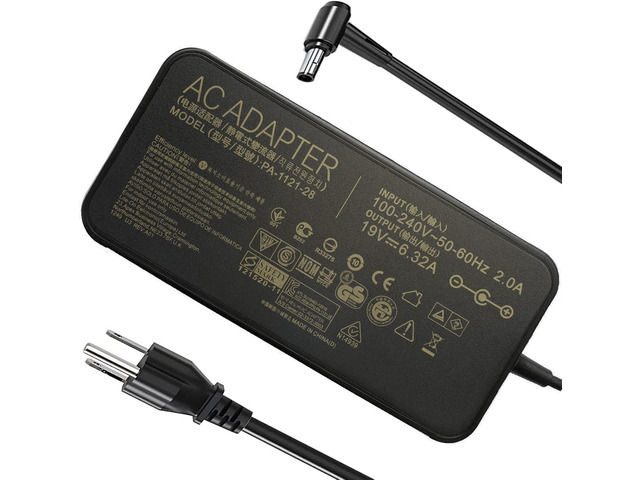 19V 6.32A 120W AC Charger Fit for Asus Rog GL752VW GL752VL GL752V GL752 GL753 GL753V GL753VD GL753VE GL752VW-DH71 GL752VW-DH74 GL752VW-GS71 Gaming...