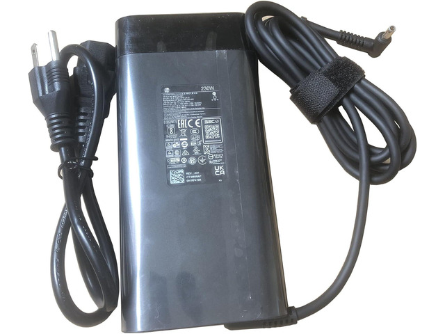230W Genuine Small 4.5mm Tip Charger for HP Omen 15 16 17 Gaming Laptop M41303-001 TPN-LA10 Power Supply Adapter Cord
