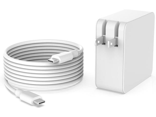 65W Fast Charger Fit for Samsung Laptop Charger, Galaxy Book Pro, Pro 360, Notebook, Ep-Ta865 More Devices with USB Type C Connector, Foldable...