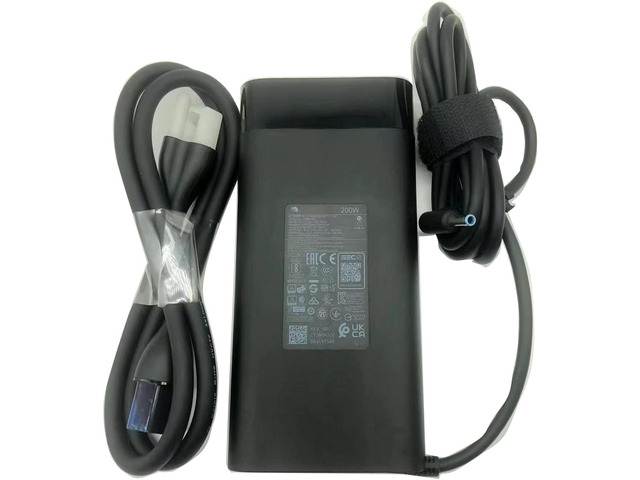 200W 10.3A Genuine Charger for HP Omen Pavilion 15 16 17 Gaming Laptop, ZBook Fury Create Studio Power 15 17 G3 G4 G5 G6 G7 G8 19.5V ADP-200HBB...
