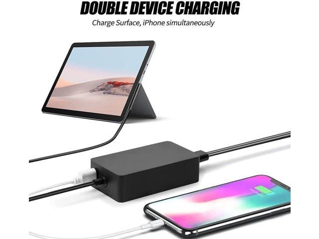 127W 102W AC Charger for Microsoft Surface Pro 10 9 8 7 6 5 4 3 7 6 5 4 3 2 1 Book 3 2 1 Studio 2 1 Go 4 3 2 1 Go 2 1 Windows Power Supply