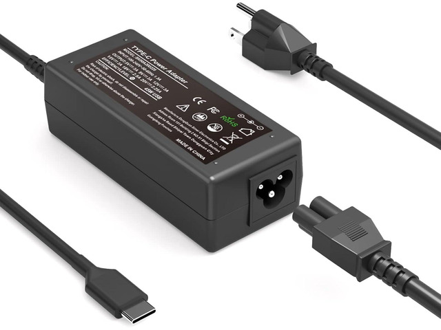 45W Type C USB C Laptop Charger Replacement for HP Chromebook Charger,USB c chromebook Charger,Type c chromebook Charger,Computer Charger for...