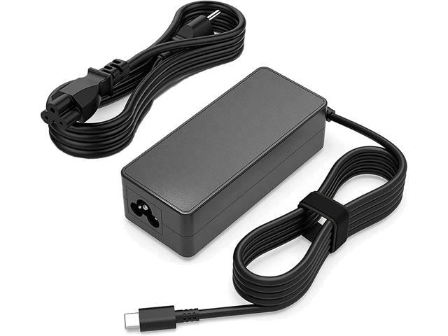 65W Type C USB-C Laptop Charger Adapter Compatible with Lenovo Chromebook 100E 300E 500E C330 S330 ThinkPad T480 T480s T580 T580S E480 E580 Yoga.