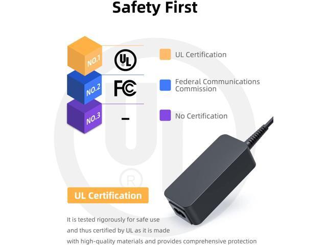 Charger for Asus Chromebook C202S C202SA C202 C202SA-YS02 C202SA-YS01 (Not Fit for 40W C202SA-YS04) Laptop, (UL Certified Safety), Round Connector,...