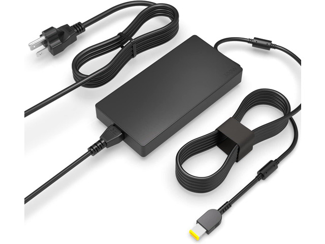 300W Charger Fit for Lenovo Legion Laptop AC Adapter Power Supply Cord