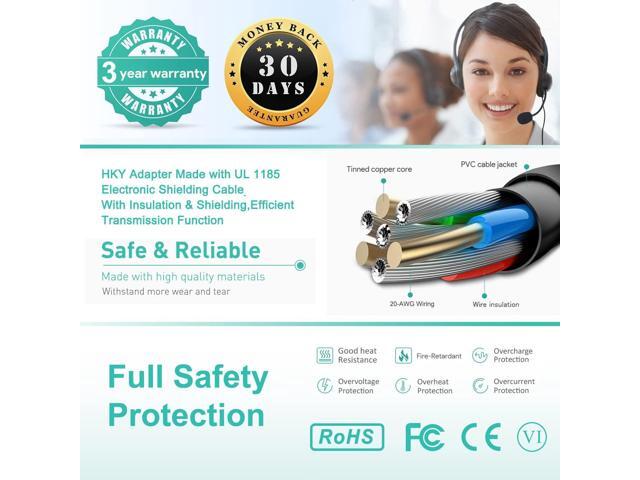 HKY AC Charger for Netgear Arlo Pro Base Station VMB4000 VMB-4000 CM500-100NAS CM500 CM31T CM700 Arlo Pro 2 Base Station VMB3000 VMB4000 MS3530...