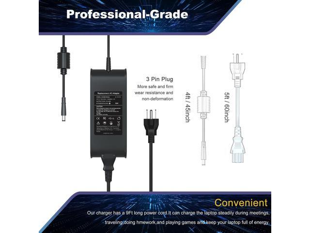 90w Laptop Charger for Dell Latitude E6430 E6440 E6410 E6420 E6230 E6330 E6400 E6500 E6520 E6530 E6510 E7250 E7440, Precision M2400 M4400,Latitude...